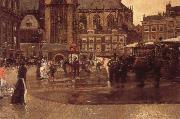 George Hendrik Breitner The Dam oil painting